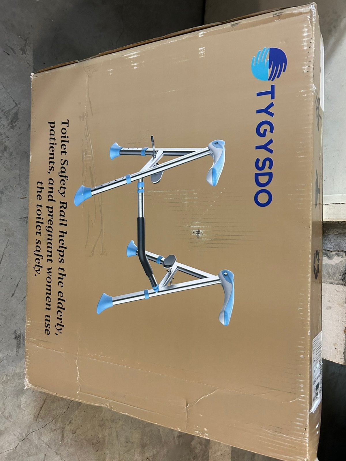 Toilet safety rail (price for the 3 pieced), Ophalen
