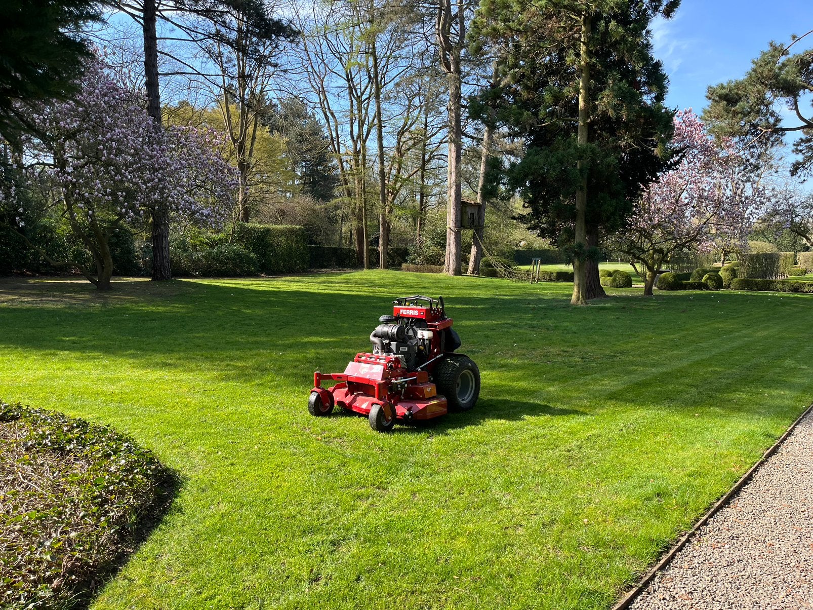 Ferris Z1 stand on mulch maaier, Ophalen