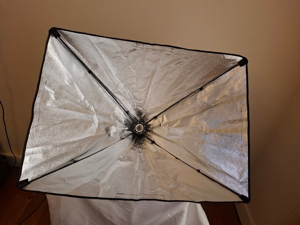 Softbox, Audio, Tv en Foto, Ophalen, Zo goed als nieuw, Inclusief lampen, Studiolamp