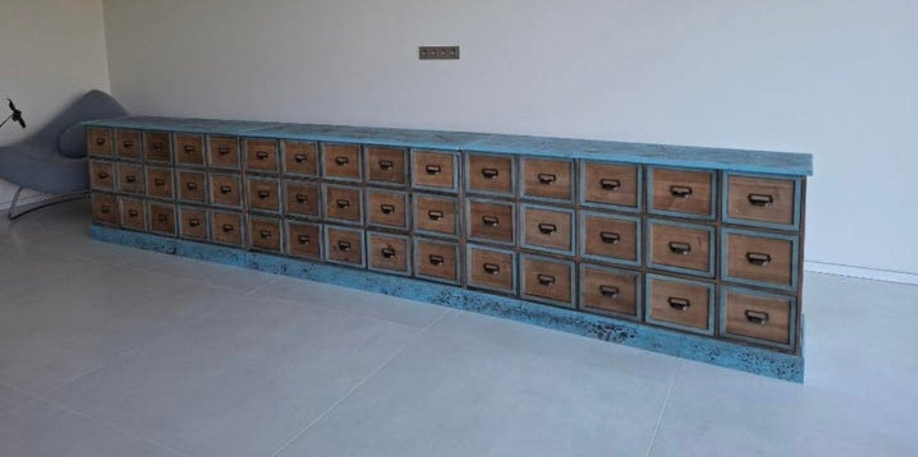 4meter lange apothekers kast, Ophalen, Zo goed als nieuw