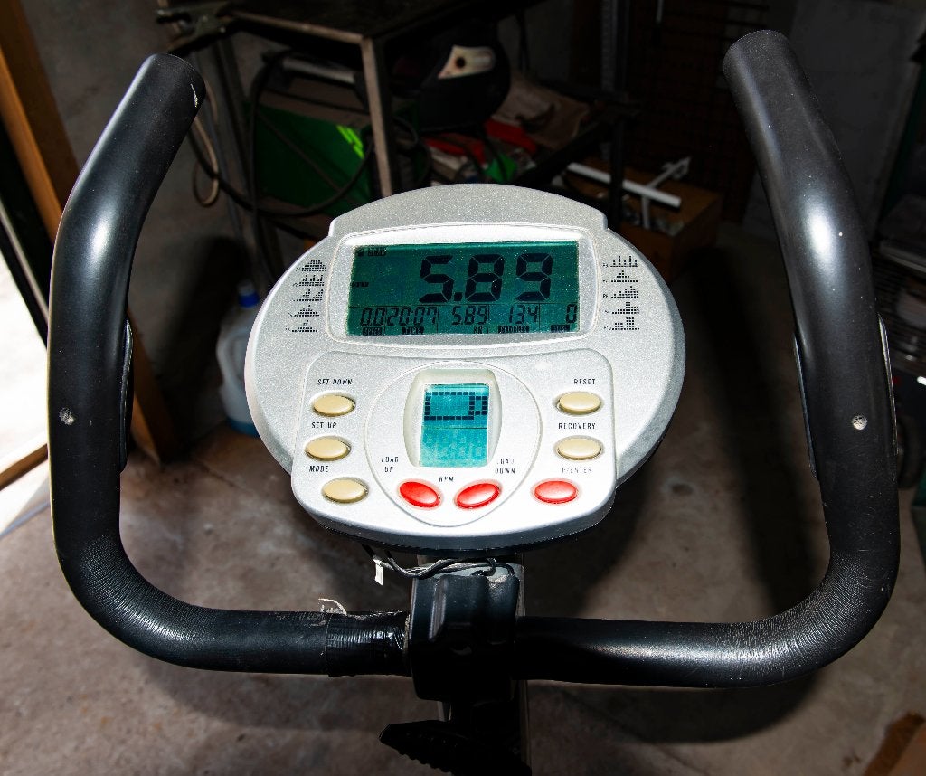 Hometrainer Optimum magnetic bike, Ophalen, Gebruikt