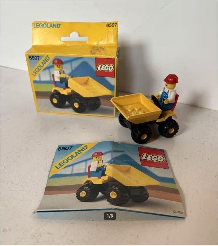 Lego Legoland - Mini Dumper - 6507, Instructions incluses, Enlèvement ou Envoi, Lego, Ensemble complet