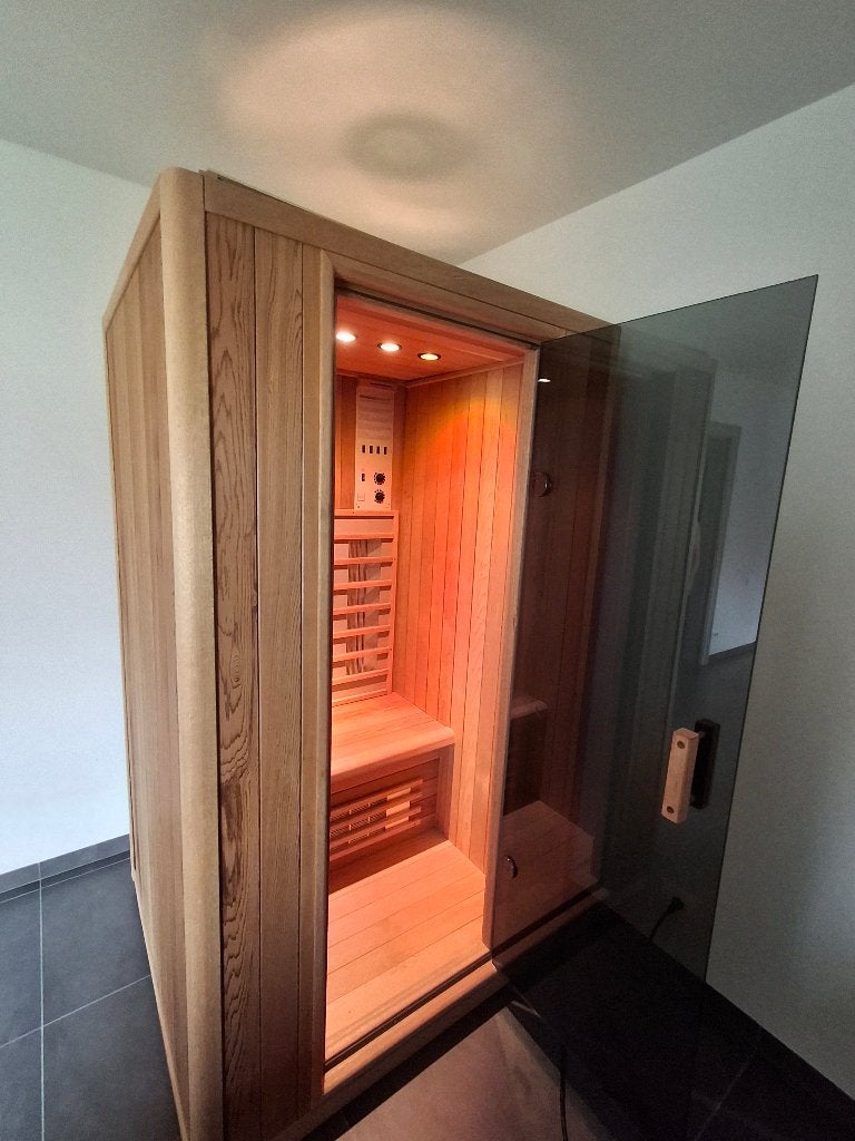 Cerdic infrarood sauna, Enlèvement, Comme neuf, Infrarouge, Sauna complet