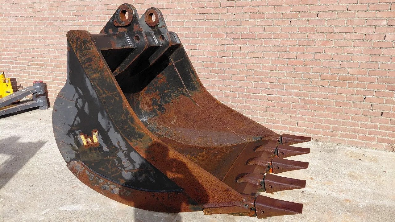 Verachtert Digging bucket / 90mm pins / 1.55m wide / As new, Zakelijke goederen, Machines en Bouw | Onderdelen