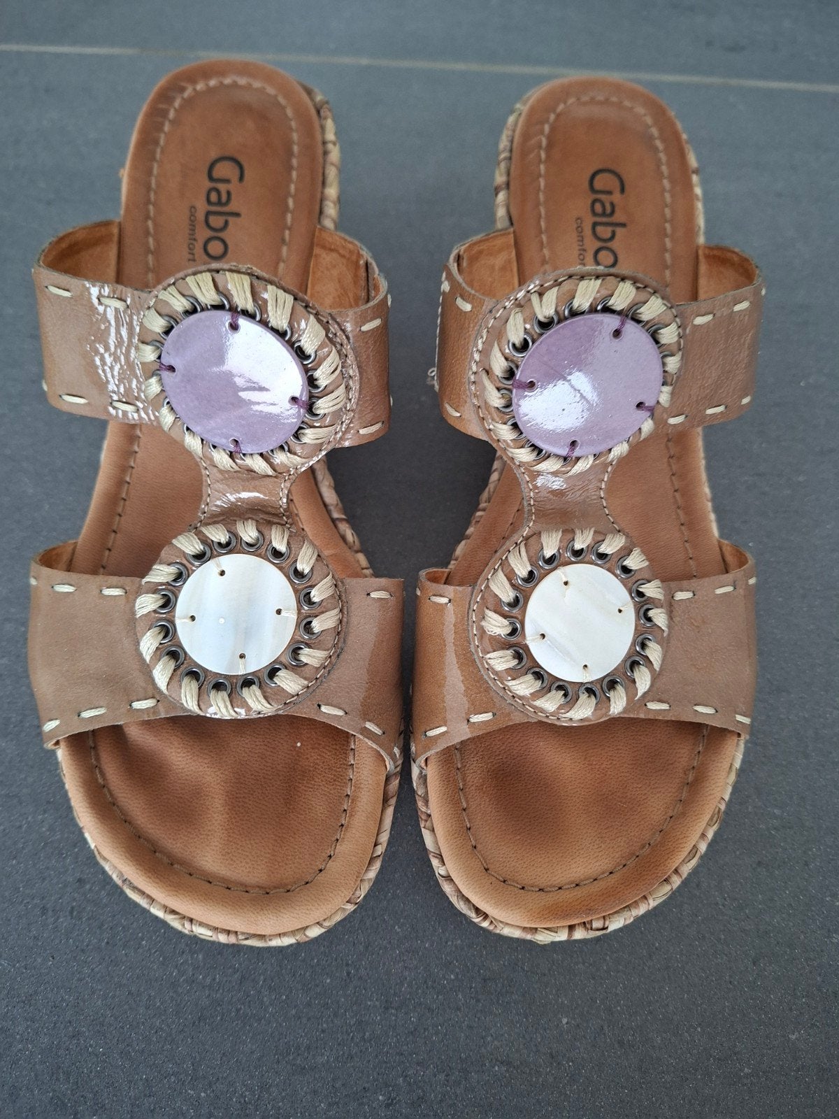 Dames slipper op sleehak, Kleding | Dames, Ophalen, Bruin, Gabor, Nieuw