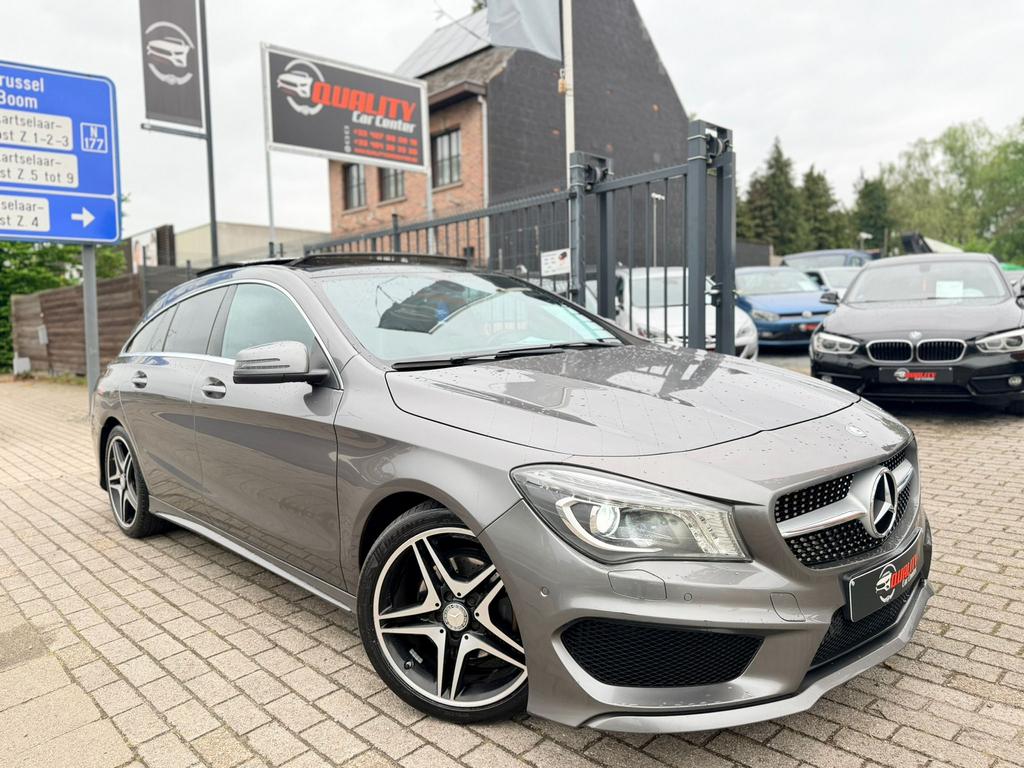 Mercedes Cla200d Shooting Break 2016 AmgLine Automaat Pano, Auto's, Achterwielaandrijving, Euro 6, 4 cilinders, Bedrijf