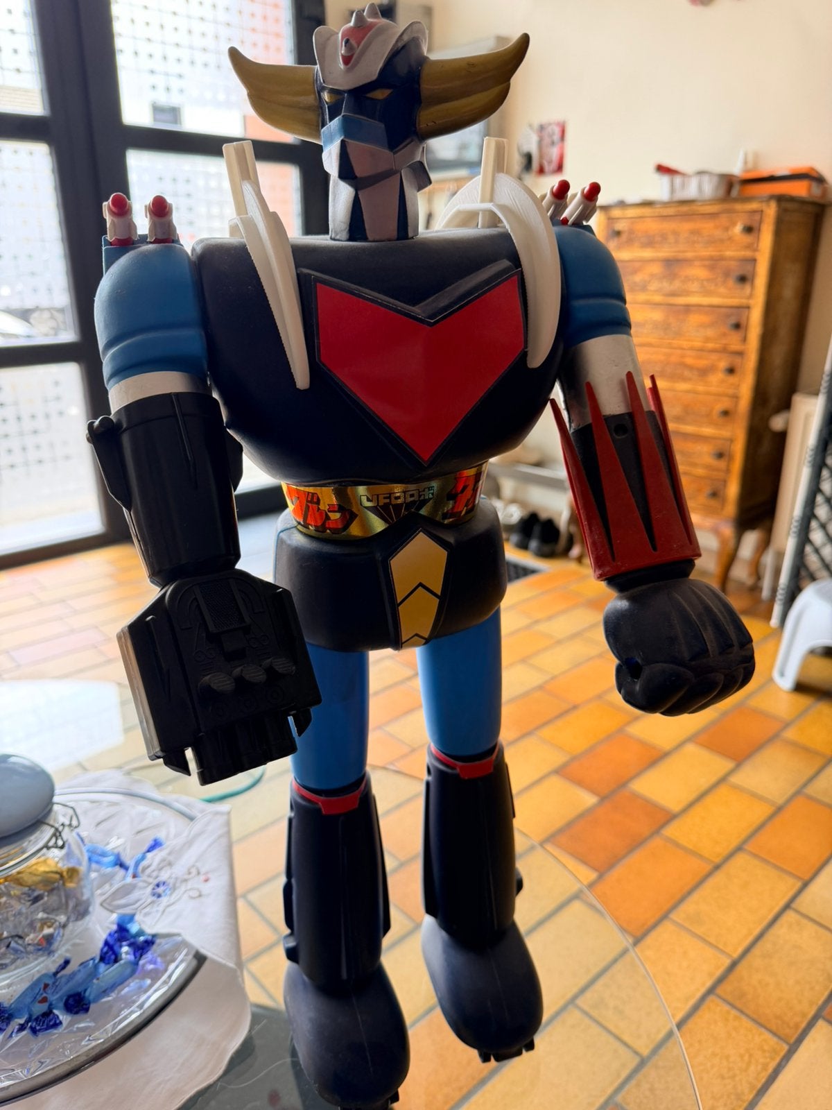 Goldorak / Grendizer géant – Grande figurine vintage, Enlèvement ou Envoi, Utilisé