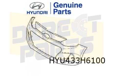 Hyundai i10 (1/17- 2/20) voorbumper (te spuiten) Origineel!, -, -, Nieuw, Bumper