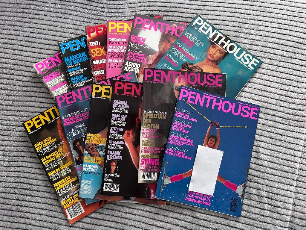 Volledige Nederlands jaargang van Penthouse 1989., Verzamelen, Ophalen of Verzenden, 1980 tot heden, Tijdschrift