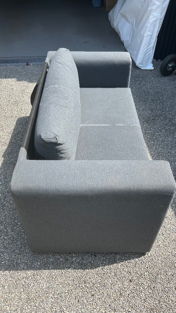 IKEA slaapzetel grijs – ideaal voor kot of studio, Ophalen, Gebruikt, Eenpersoons, Minder dan 75 cm