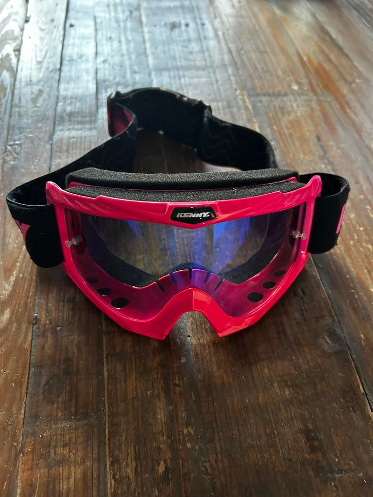 Kenny motorcrossbril, Motoren, Ophalen of Verzenden, Tweedehands, Kinderen, Motorcrosskleding
