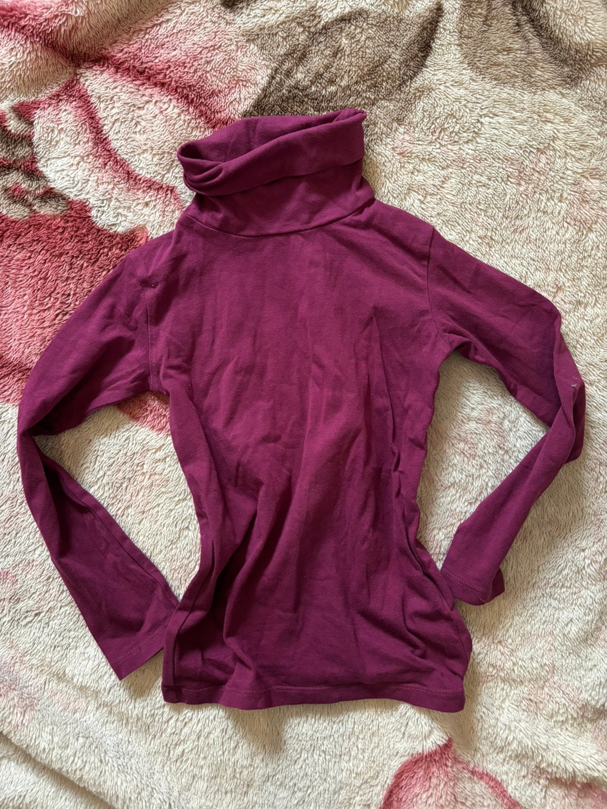 Sous-pull /Col roulé prune bordeaux enfant 5 ans - GÉMO, Enlèvement ou Envoi, Comme neuf