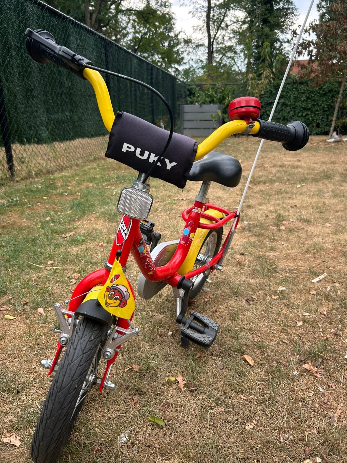 Puky 12 inch rood, Fietsen en Brommers, Fietsen | Kinderfietsjes, Ophalen, Gebruikt, Velgrem, Minder dan 16 inch