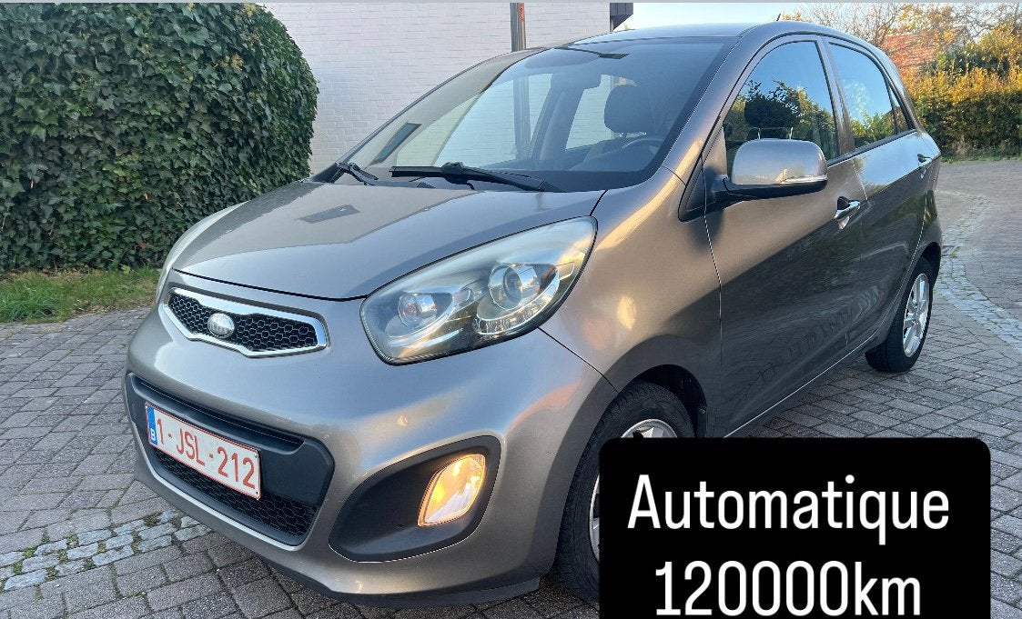 Kia Picanto Automaat Benzine 1.2i Benzine 120.000 km, Auto's, Automaat, Euro 5, 4 cilinders, 5 zetels