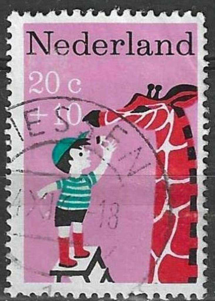 Pays-Bas 1967 - Yvert 862 - Pour l'enfant (ST), Timbres & Monnaies, Timbres | Pays-Bas, Envoi, Affranchi