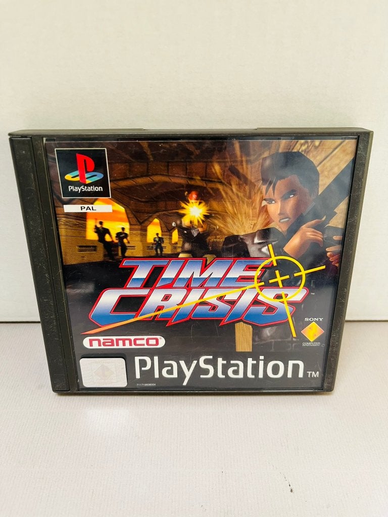 Time Crisis – Sony PlayStation 1 PS1 – PAL – compleet boekje, Games en Spelcomputers, Gebruikt, Shooter, 1 speler, Ophalen of Verzenden
