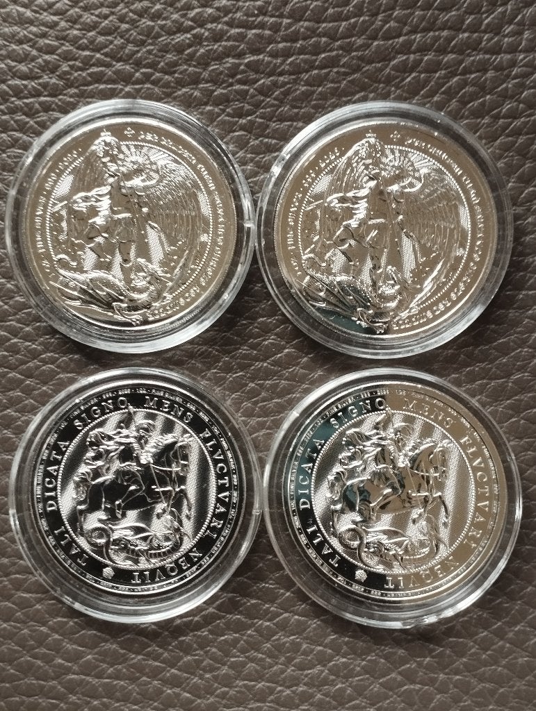 4x 1 oz.999 zilver, Enlèvement ou Envoi, Argent