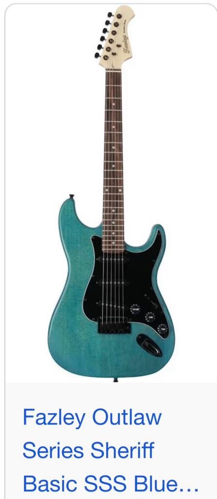 Fazley elec gitaar, Musique & Instruments, Instruments à corde | Guitares | Basses, Enlèvement, Comme neuf