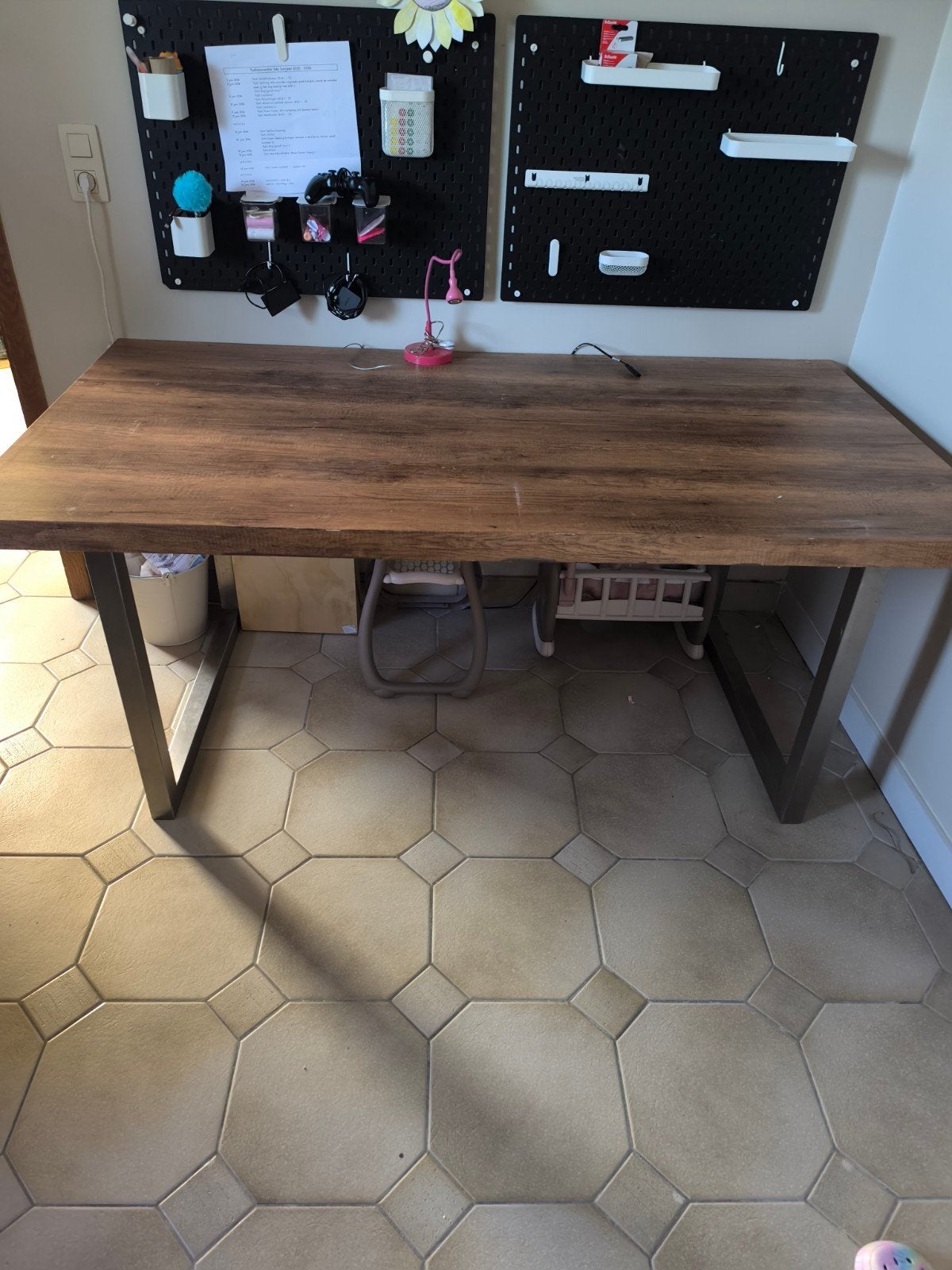 Bureau tafel, Ophalen, Gebruikt, 50 tot 100 cm, Vijf personen of meer