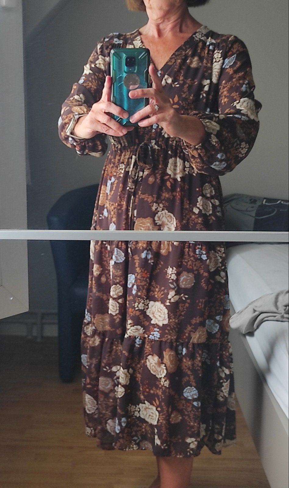 kleedje, Vêtements | Femmes, Robes, Taille 38/40 (M), Enlèvement ou Envoi, Comme neuf, Brun