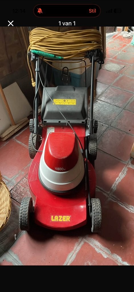 Elektrische grasmachine, Tuin en Terras, Ophalen, Gebruikt