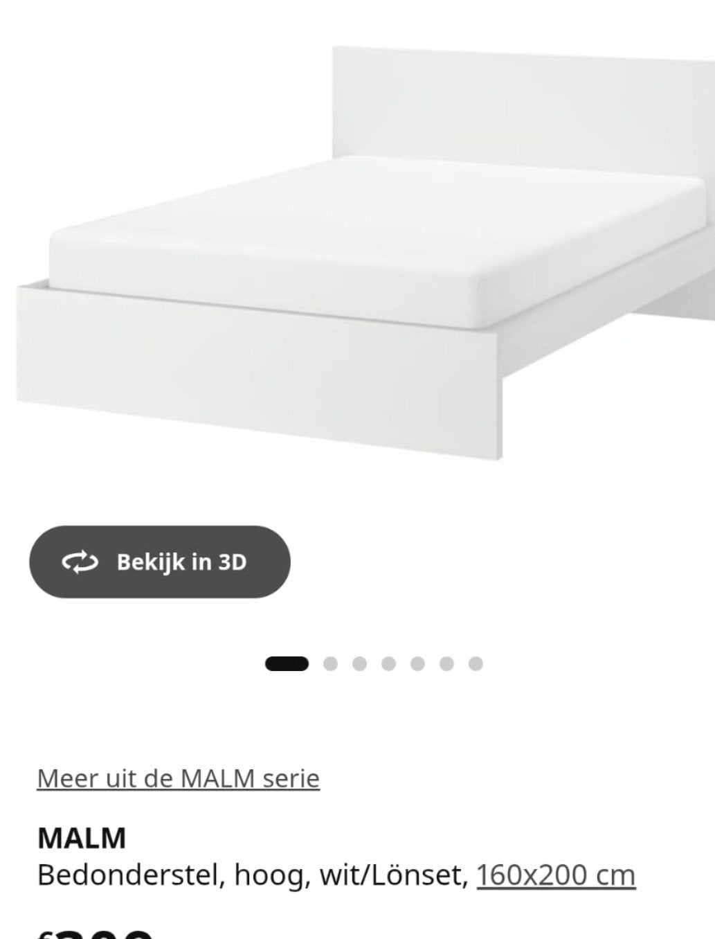 ikea bed wit, Enlèvement, Blanc