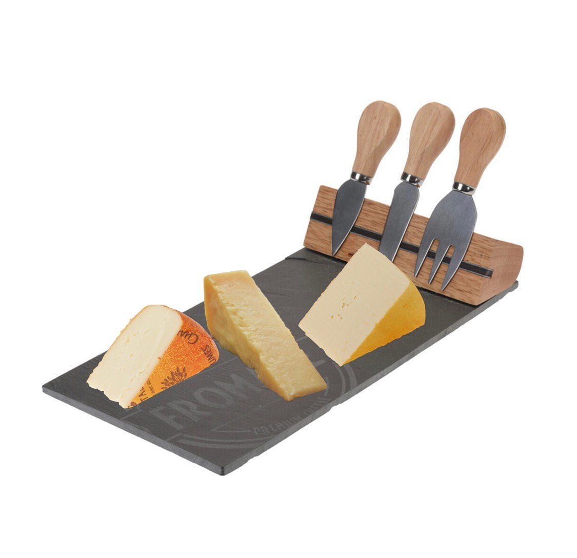 4 x4 stuks Kaasplank met messen - NIEUW, Ophalen, Nieuw