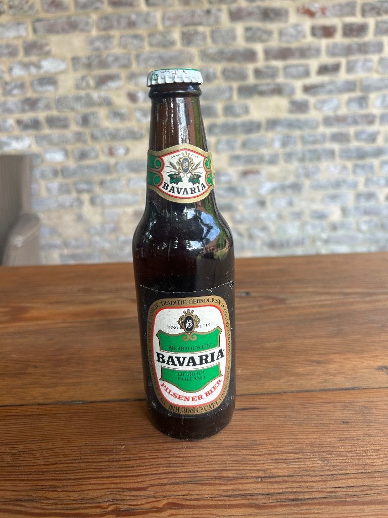 bavaria pilsener bier vervaldatum 1988, Verzamelen, Biermerken, Ophalen of Verzenden, Bavaria