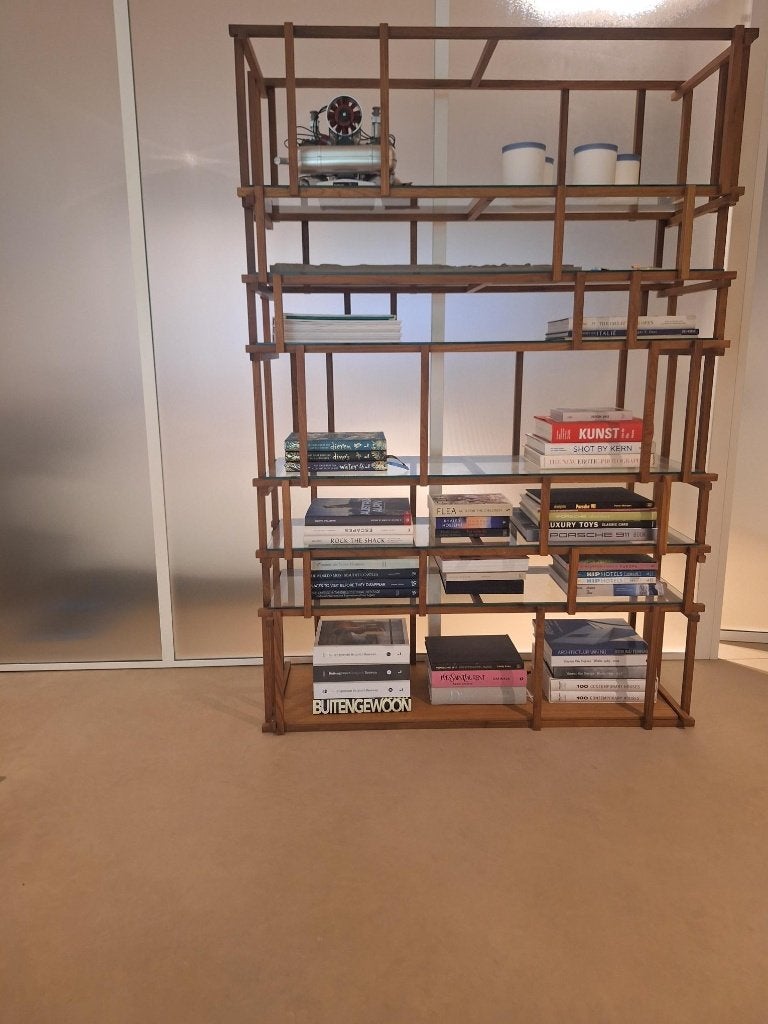 Living Divani Off Cut boekenrek, Huis en Inrichting, Ophalen, 100 tot 150 cm, Zo goed als nieuw, 150 tot 200 cm