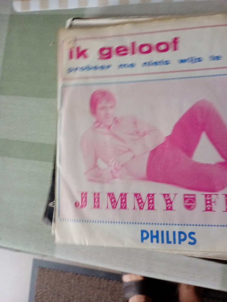 Jimmy Frey - Ik geloof, Gebruikt, 7 inch, Nederlandstalig, Fotohoes