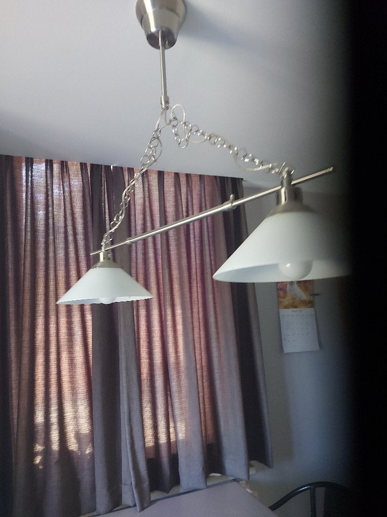luster, Huis en Inrichting, Lampen | Kroonluchters, Ophalen, Gebruikt, Glas