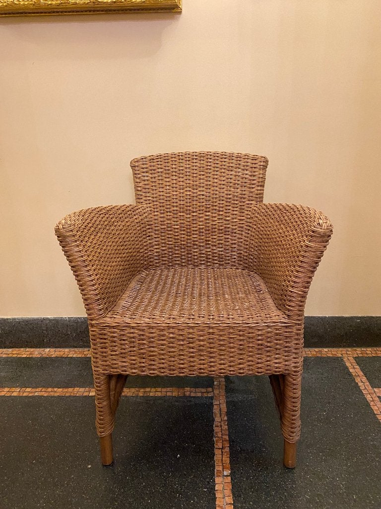 2 Chaises en rotin / vintage années 90, Maison & Meubles, Osier ou Rotin, Vintage, Enlèvement, Utilisé