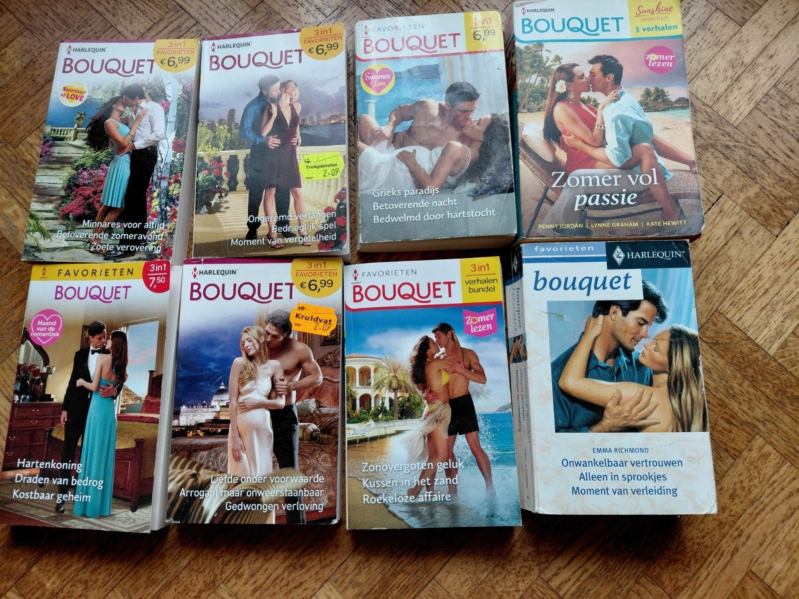 Harlequin Bouquet met 3 verhalen, Livres, Enlèvement ou Envoi