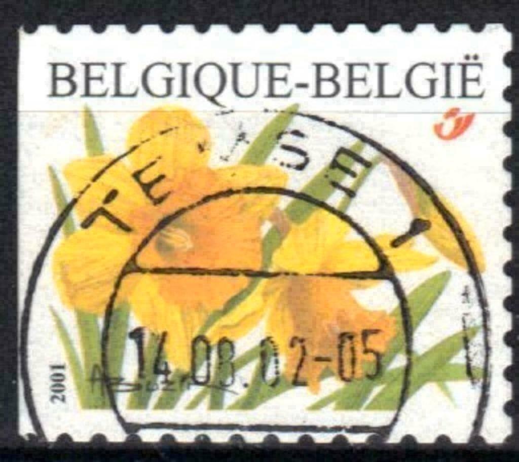 Belgique 2001 - Yvert 3041 /OBP 3046 - Flowers (ST), Timbres & Monnaies, Envoi, Affranchi, Oblitéré