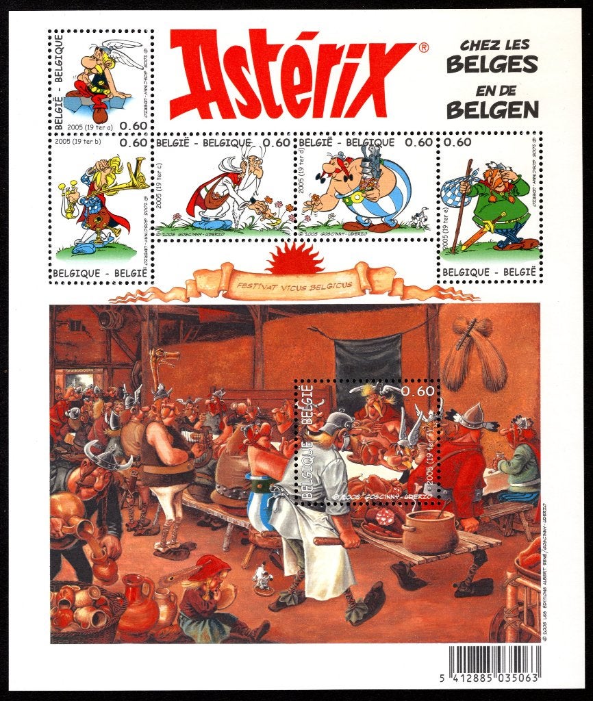 BL123 MNH** 2005 - Asterix en de Belgen, Verzenden, Postfris, Postfris