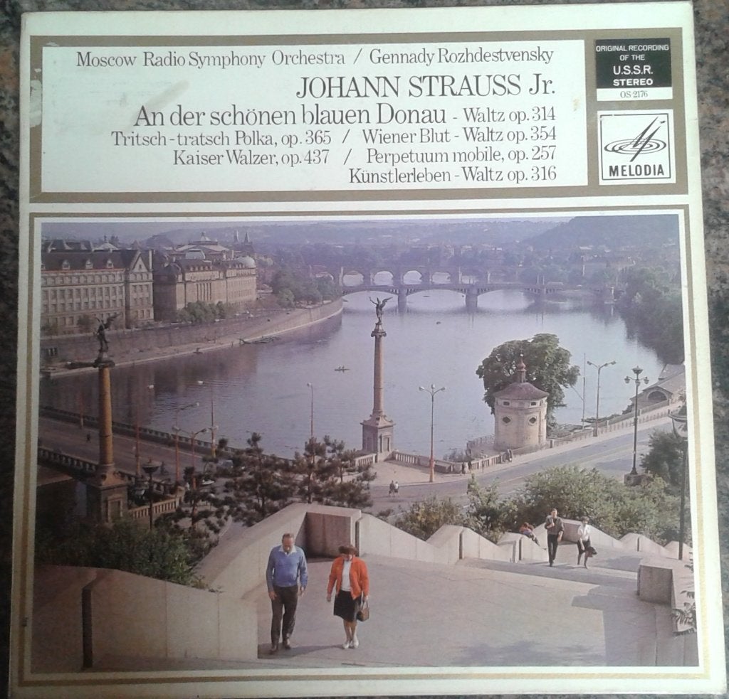 LP-An der Schönen blauw Donau-Johan Strauss JR, CD & DVD, Vinyles | Classique, Du modernisme à nos jours, Autres compositeurs