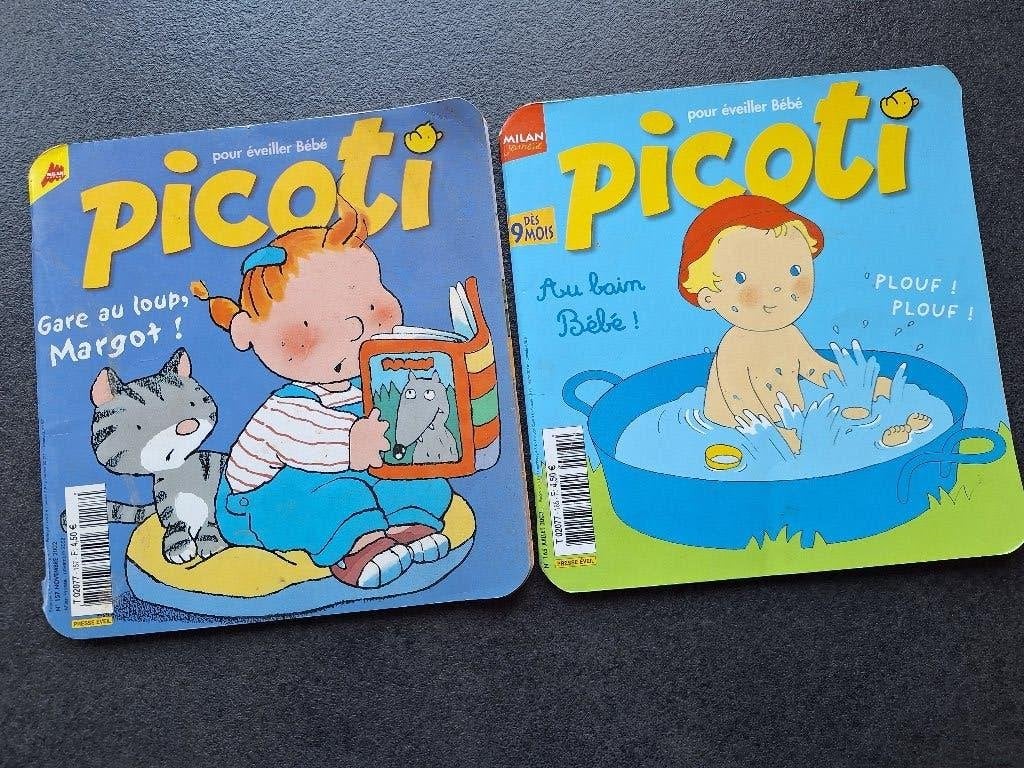 2 magazines - Picoti - dès 3 ans, Livres, Enlèvement, Utilisé, Milan presse, 3 à 4 ans
