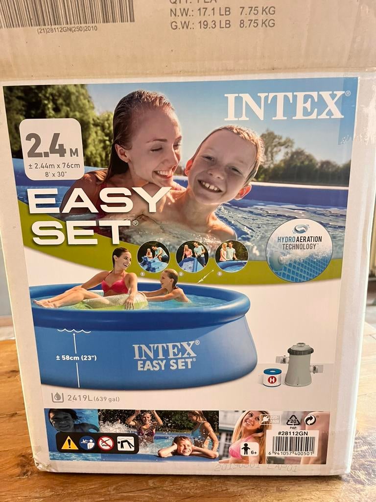 Piscine intex auto-portante avec pompe et bâche de couvrante, Jardin & Terrasse, Accessoires de piscine, Enlèvement, Comme neuf