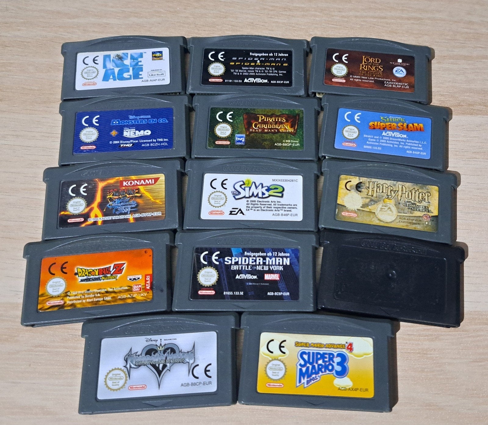 14 originele Nintendo Gameboy Advance-spellen, Games en Spelcomputers, Games | Nintendo Game Boy, Ophalen of Verzenden, Zo goed als nieuw
