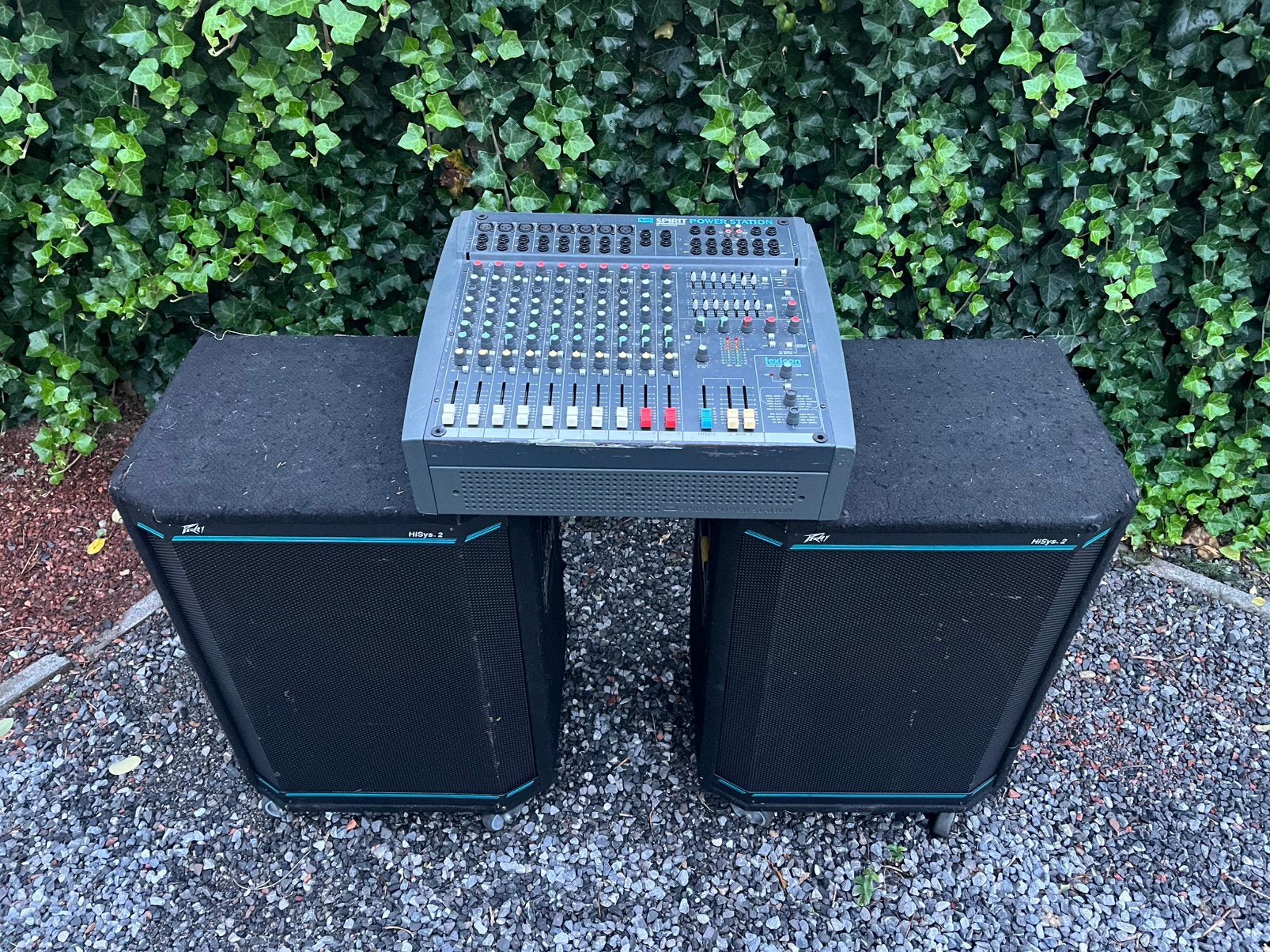 Soundcraft SPIRIT Power station - mengtafel & speakers, Muziek en Instrumenten, Ophalen, Gebruikt, P.A.