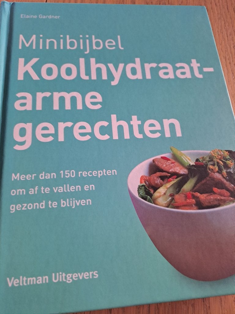 Koolhydraat arme gerechten, Livres, Livres de cuisine, Enlèvement, Comme neuf, Cuisine saine