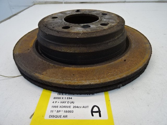 REMSCHIJF ACHTER BMW X1 (E84) (01-2009/06-2015), Gebruikt, BMW