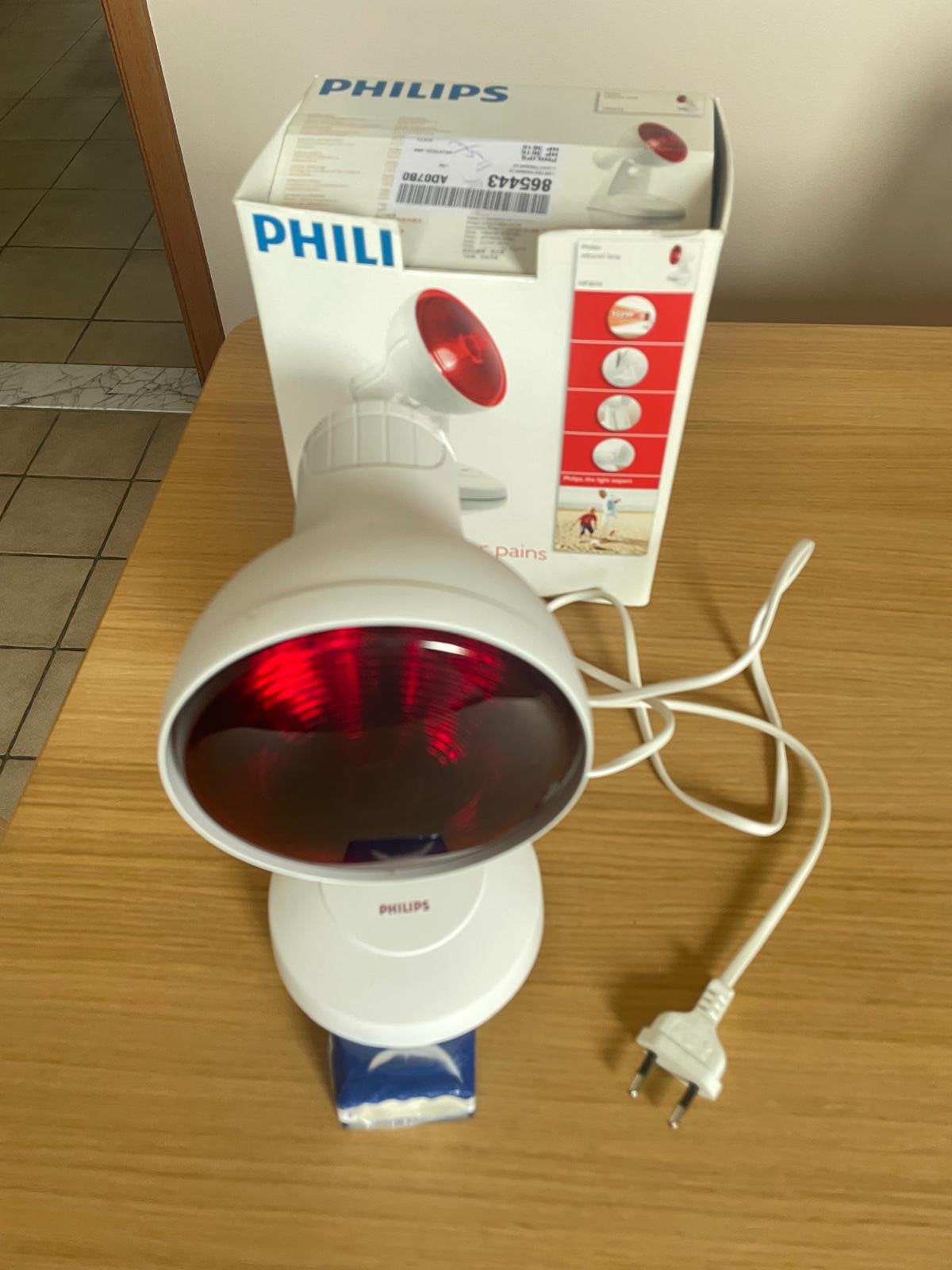Infrarood lamp, Ophalen, Zo goed als nieuw