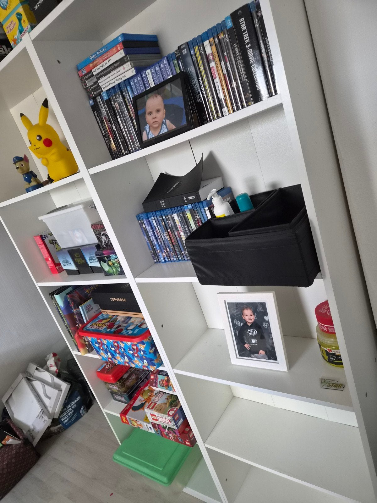 lege boeken kasten, Ophalen