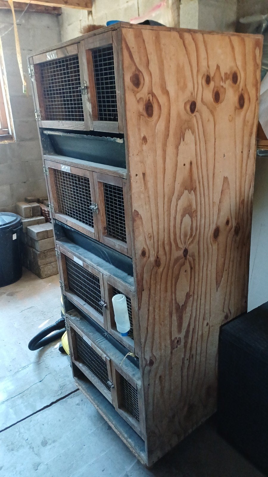 konijnenflat, Dieren en Toebehoren, Knaagdieren en Konijnen | Hokken en Kooien, Ophalen, Gebruikt, Minder dan 75 cm, 90 cm of meer