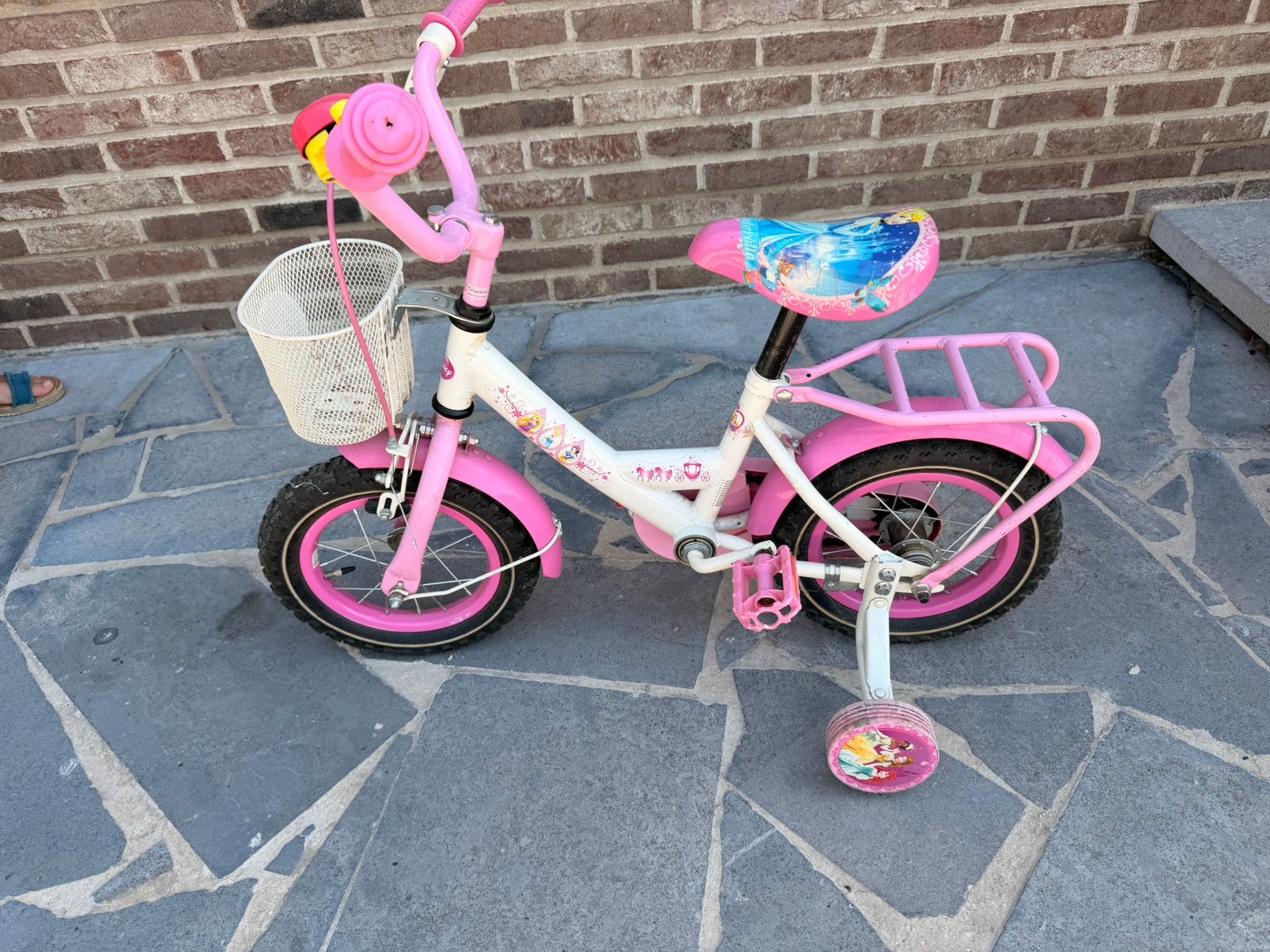 Meisjesfiets 12,5”, Fietsen en Brommers, Fietsen | Kinderfietsjes, Ophalen, Terugtraprem, Zijwieltjes, Gebruikt