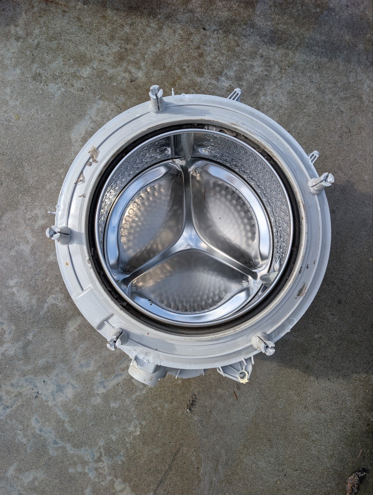 wasmachine trommel (kapot), Ophalen