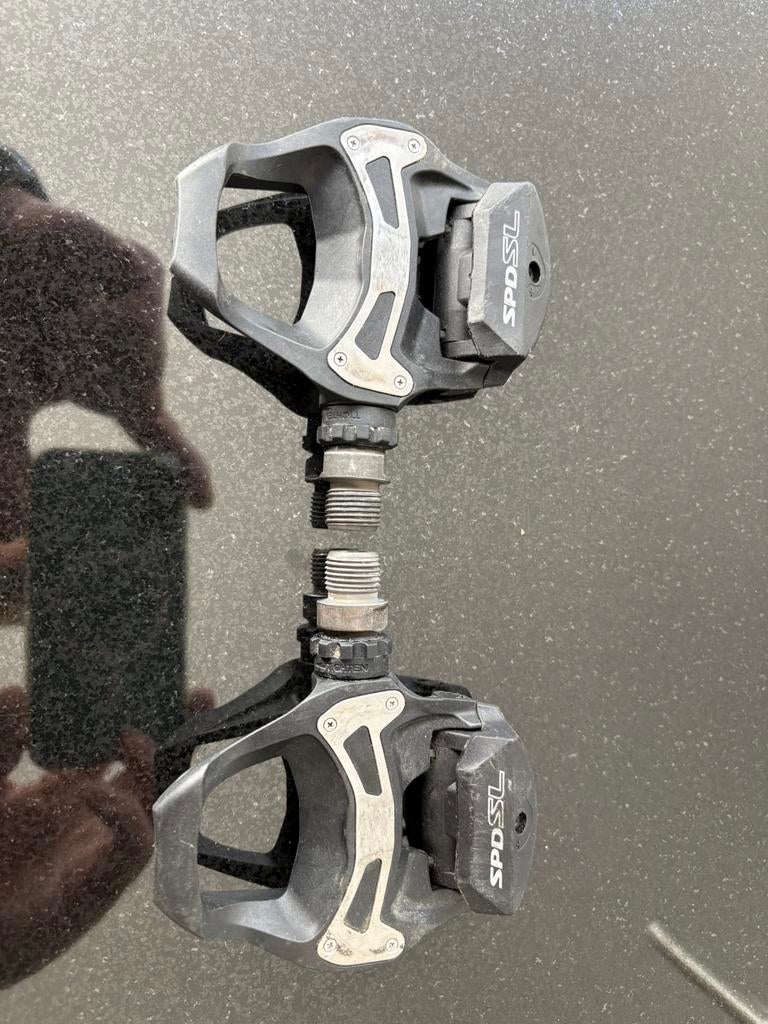 Spd sl pedalen, Fietsen en Brommers, Crankstel of Pedalen, Gebruikt, Overige materialen, Ophalen of Verzenden