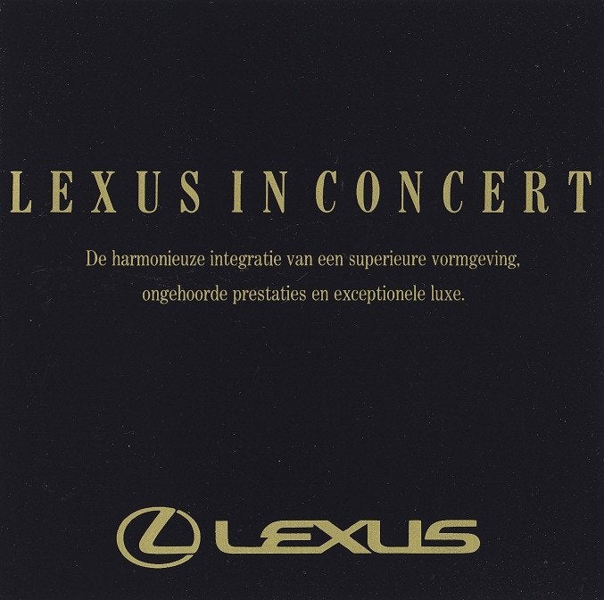 VENTE DU CD VARIOUS-Lexus dans Concert-Musique d'Or V, CD & DVD, CD | Classique, Envoi