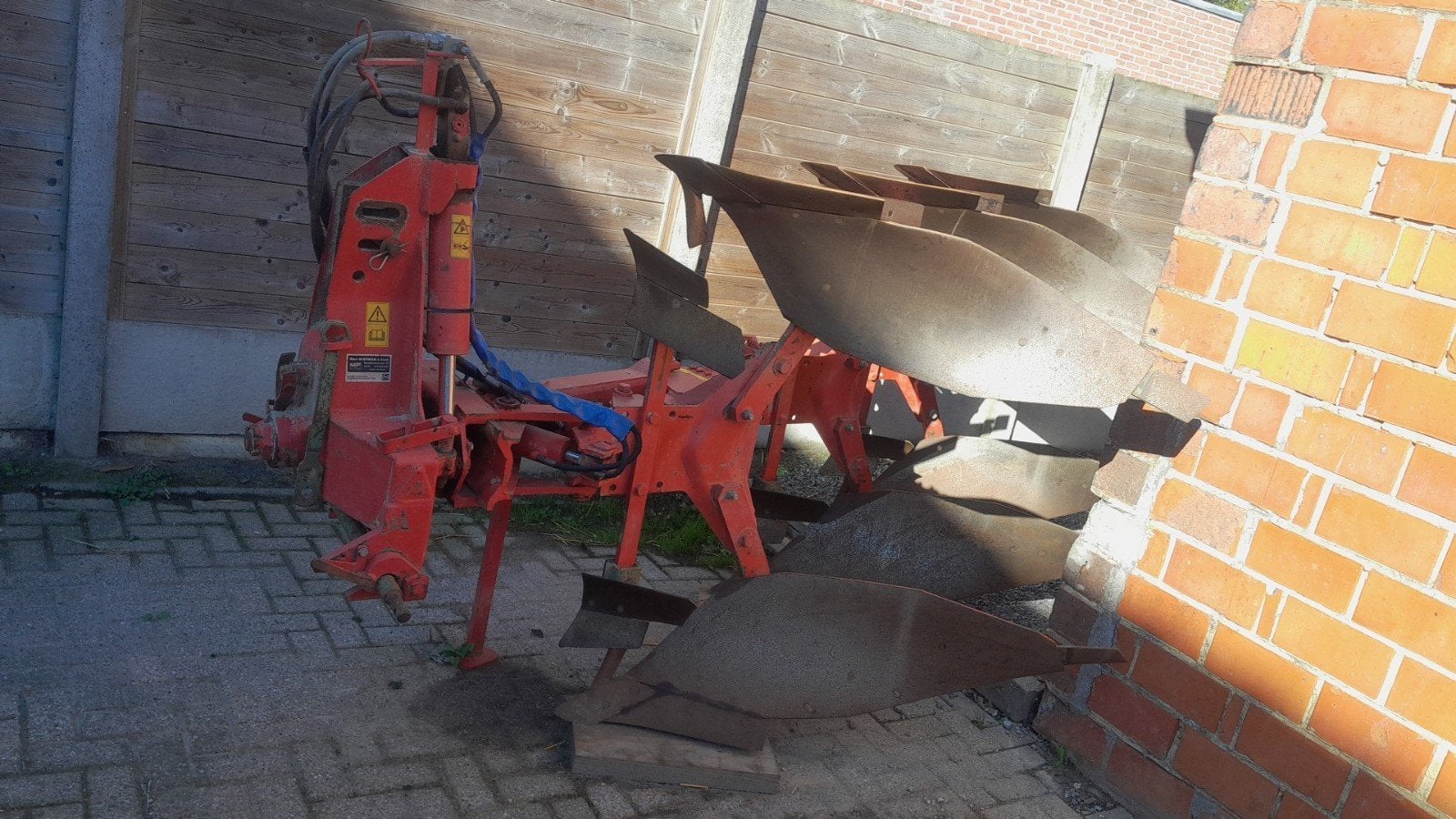 Ploeg STEENO 3 schaar varial, Ophalen, Grondbewerking